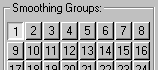 un seul groupe de lissage (le 1)